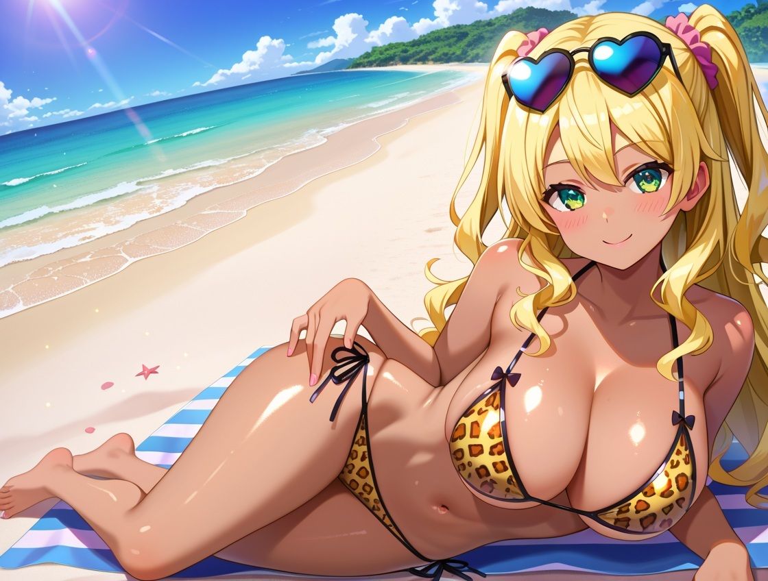 サンプル画像2:巨乳が集まる即パコビーチ(ホムラ) [d_535778]