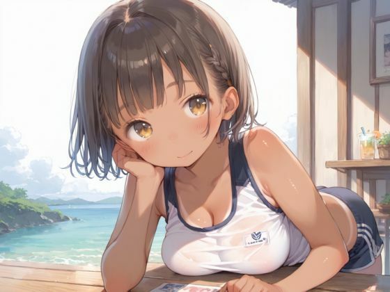 サンプル画像1:褐色巨乳ロリと汗だく授業(おちんこぽん) [d_535882]