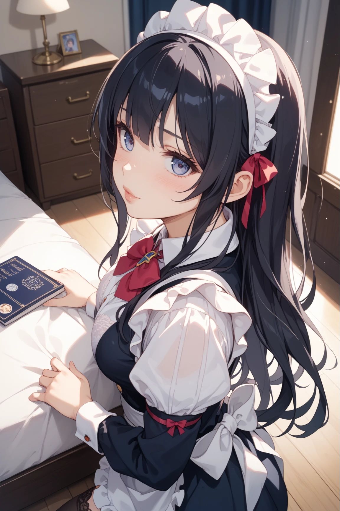 サンプル画像1:姉のメイドコスに興奮して何度も中出しした件Vol25(きれいなAIお姉さん) [d_535885]