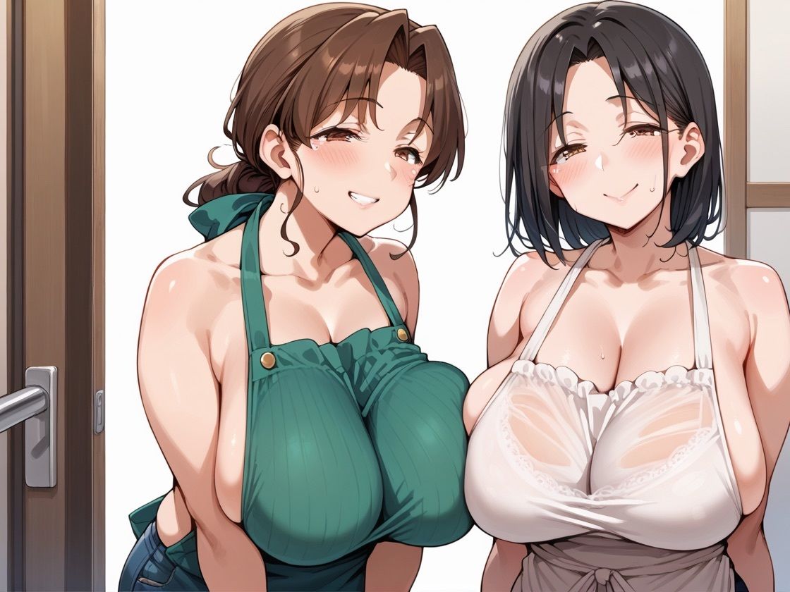 サンプル画像1:きもオジは爆乳人妻ハーレムで中出しセックス放題(ピーチぱい) [d_535900]