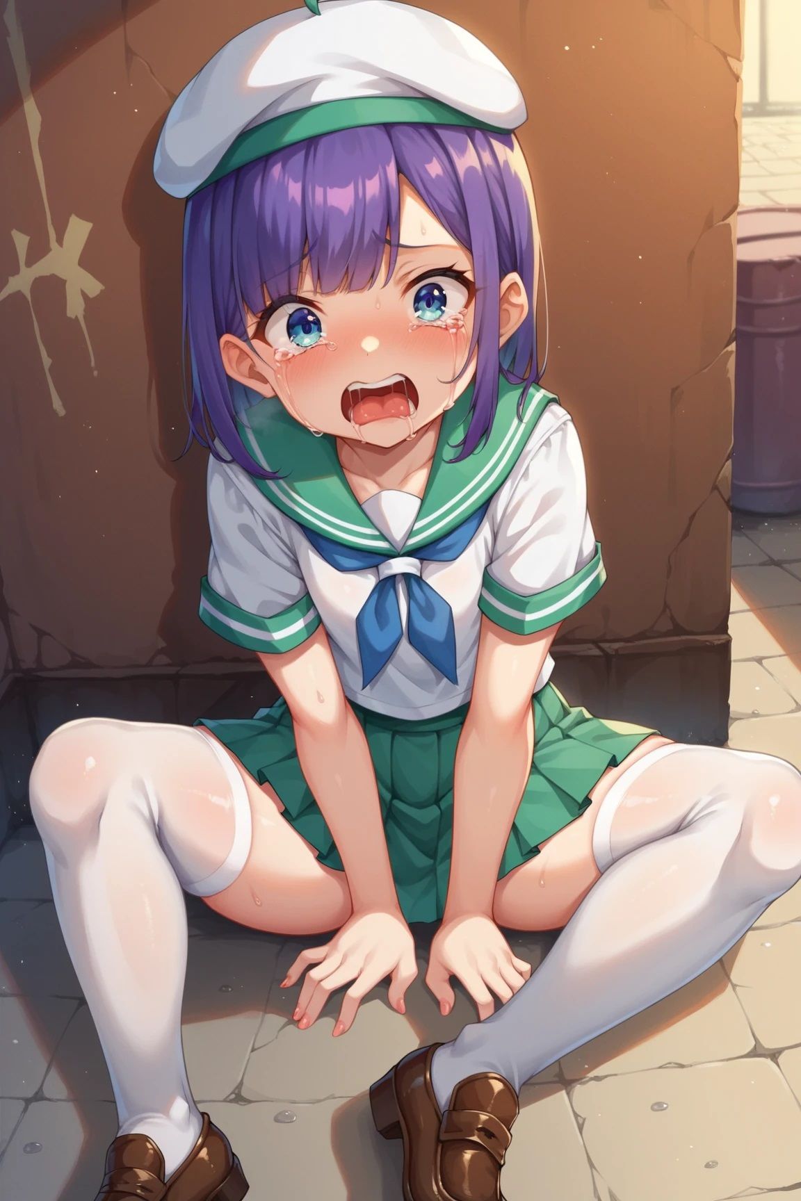 サンプル画像2:お嬢様路地裏へごあんない(まねきぬこ) [d_535975]