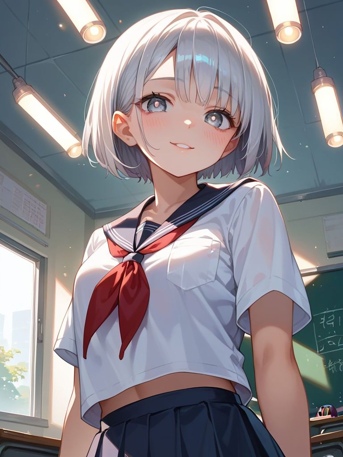 サンプル画像1:加藤 ななちゃん  JKグラドル＆裏画像(いちごミルク) [d_536103]