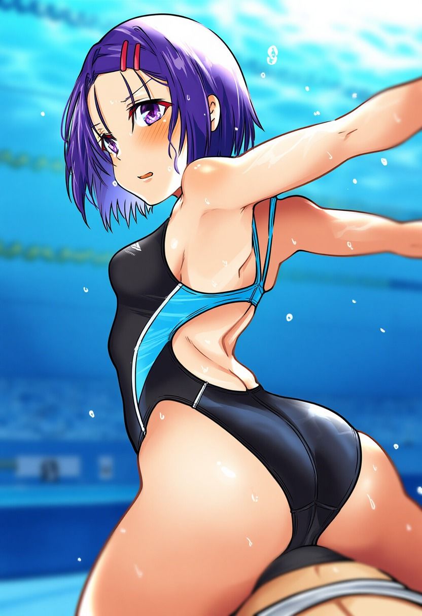 サンプル画像1:とらぶる 恍惚の競泳水着 春〇ちゃん編(潮吹きジョニー) [d_536207]