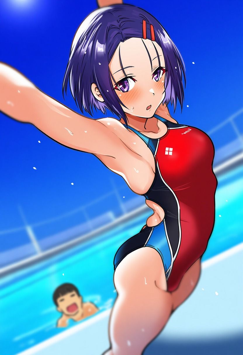 サンプル画像3:とらぶる 恍惚の競泳水着 春〇ちゃん編(潮吹きジョニー) [d_536207]