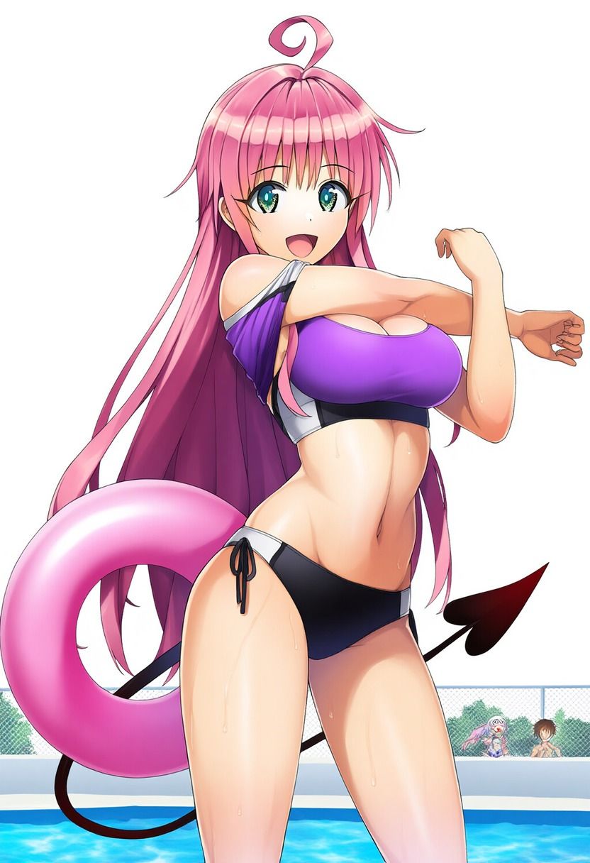 サンプル画像1:とらぶるの競泳水着の問題児(潮吹きジョニー) [d_536210]