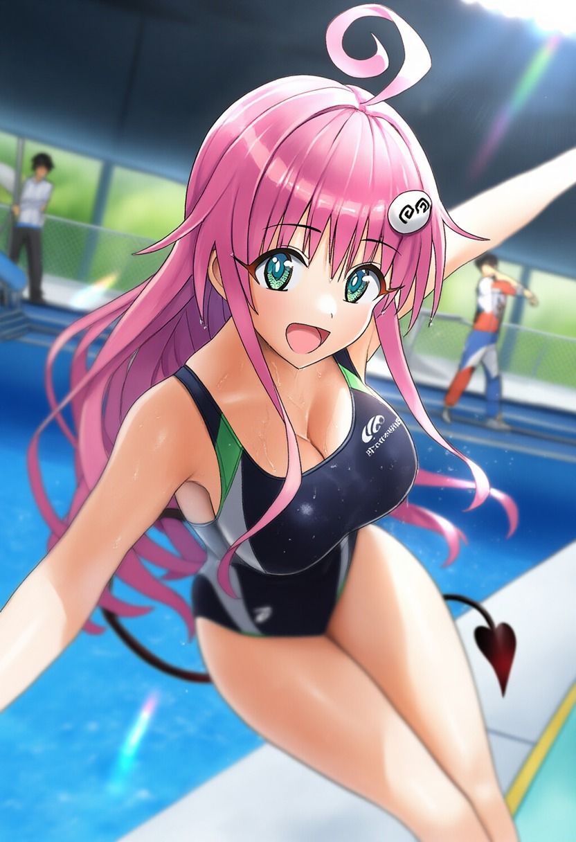 サンプル画像3:とらぶるの競泳水着の問題児(潮吹きジョニー) [d_536210]