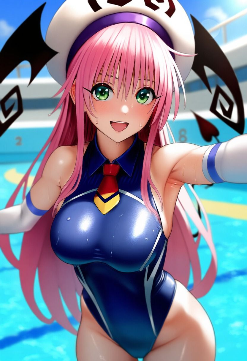 サンプル画像4:とらぶるの競泳水着の問題児(潮吹きジョニー) [d_536210]