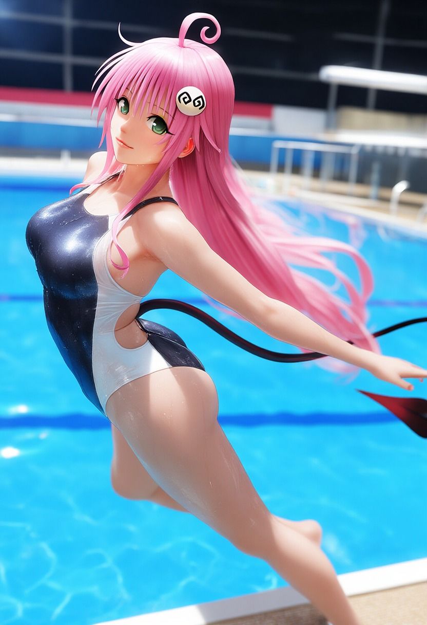 サンプル画像6:とらぶるの競泳水着の問題児(潮吹きジョニー) [d_536210]