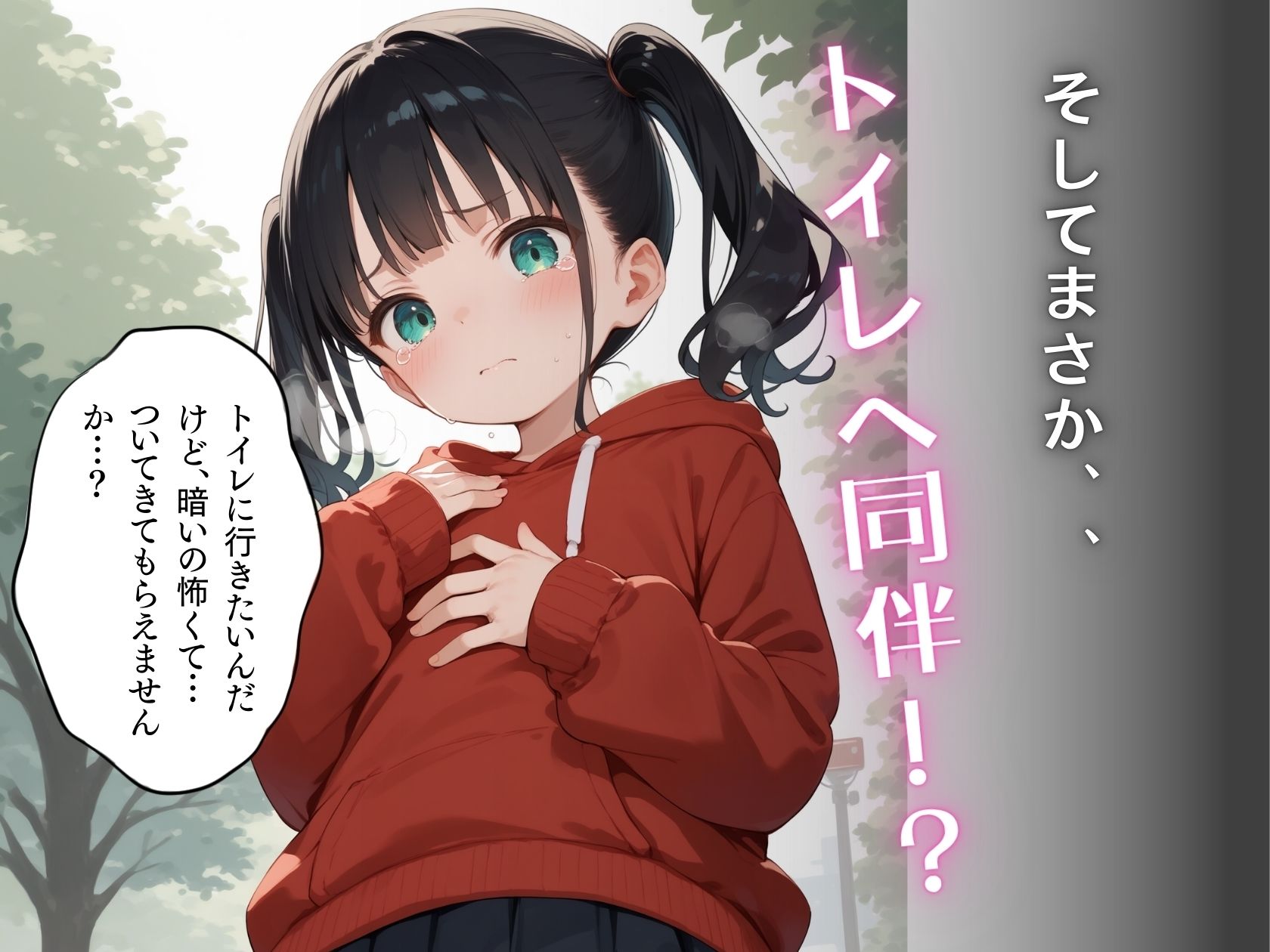 間に合わず少女はこんなお願いをしてしまった【情けないおじさんが生意気少女に種付けさせられるお話】2