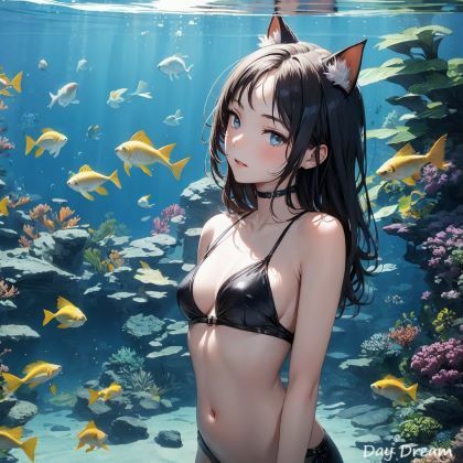 サンプル画像2:猫耳水族館(Day Dream) [d_536280]