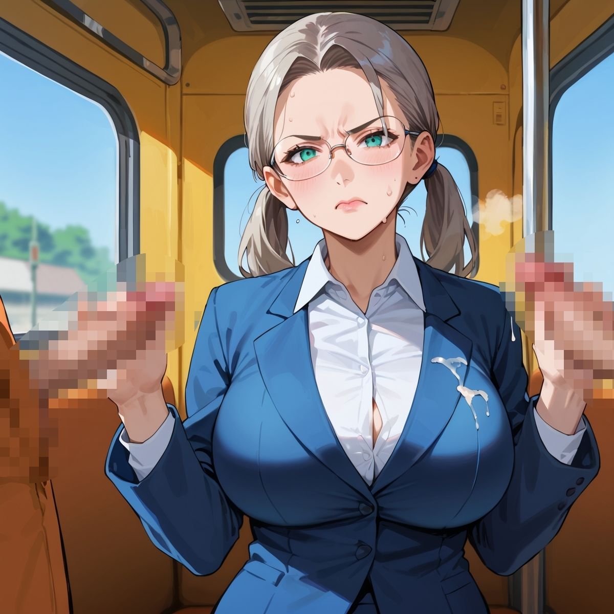 サンプル画像1:ムチムチ！はたらく女の欲情電車Part8(ぷりんぷりん) [d_536319]