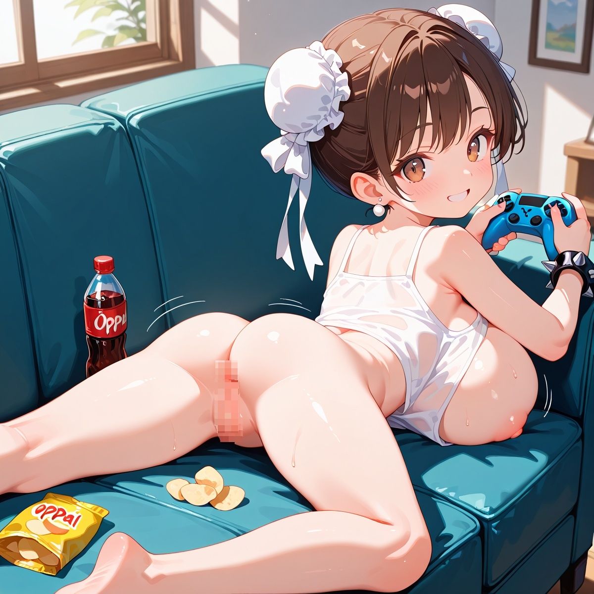 ミニ巨乳になったチ〇ンリーと同棲性活