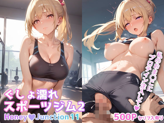 【彗星レコード】出し入れされながらトレーニングにSEXの要素を取り入れた『ぐしょ濡れスポーツジム2HoneyJunction11【セリフ入有】』