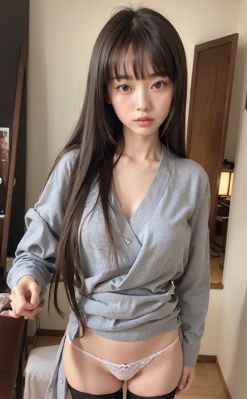 サンプル画像3:AI美女写真集┃パンティーの乙女(AI美女写真集┃清楚な大人) [d_536414]