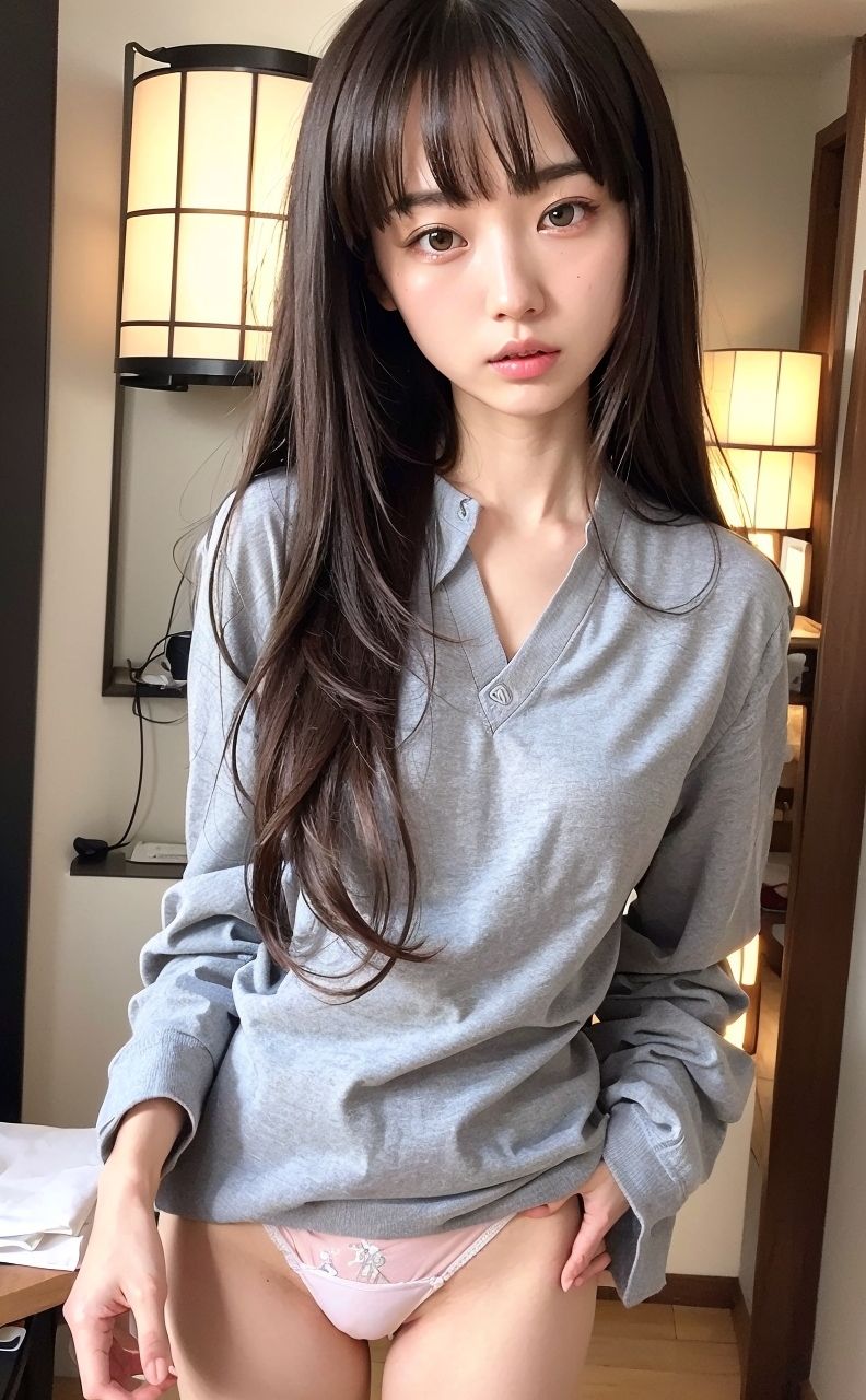 サンプル画像5:AI美女写真集┃パンティーの乙女(AI美女写真集┃清楚な大人) [d_536414]