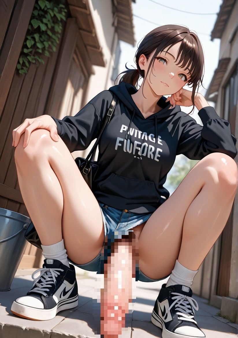 サンプル画像4:ふたなりコスプレ写真集 私服編(ねこのしっぽ) [d_536458]