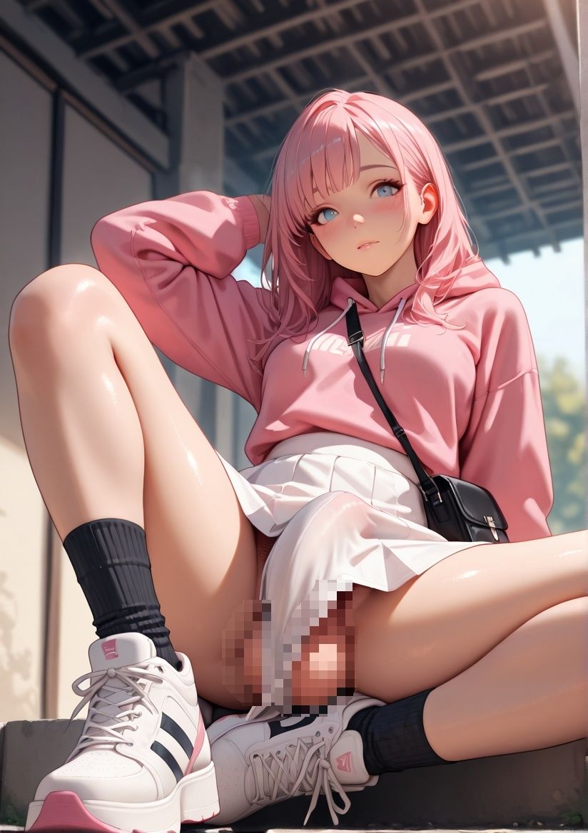 サンプル画像6:ふたなりコスプレ写真集 私服編(ねこのしっぽ) [d_536458]