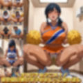 【変態エロアニメ】褐色肌日焼け女子のおしっこ垂れ流し・お漏らし・放尿・おしっこフェチ