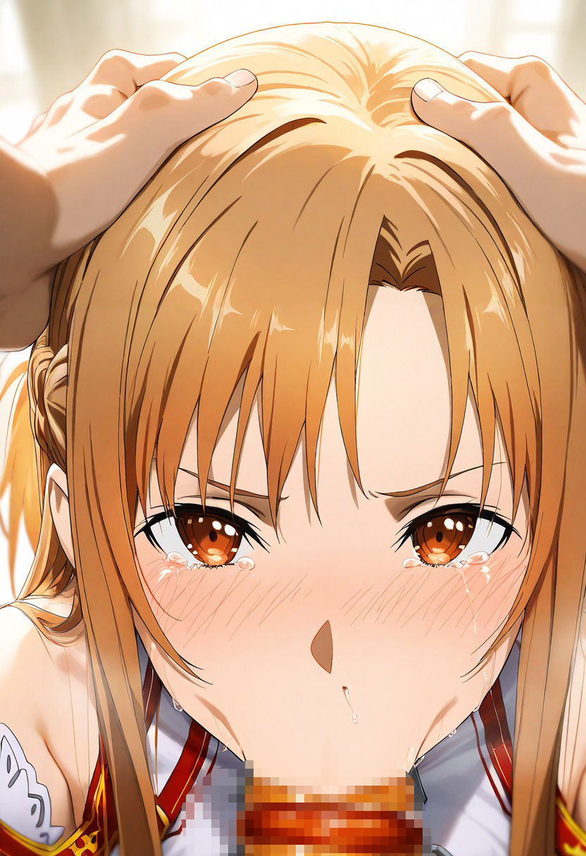 サンプル画像2:アスナさんがかたくておっきなソーセージをペロペロ ぐぽぐぽディープ編 Vol.1＋Vol.2(OtakukunB) [d_536612]