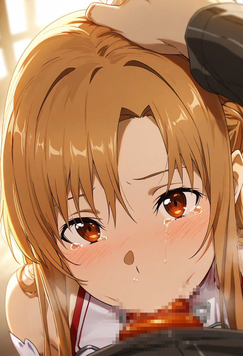 サンプル画像3:アスナさんがかたくておっきなソーセージをペロペロ ぐぽぐぽディープ編 Vol.1＋Vol.2(OtakukunB) [d_536612]