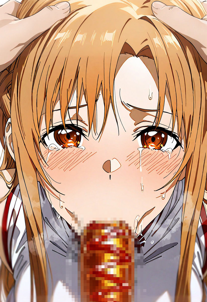 サンプル画像4:アスナさんがかたくておっきなソーセージをペロペロ ぐぽぐぽディープ編 Vol.1＋Vol.2(OtakukunB) [d_536612]