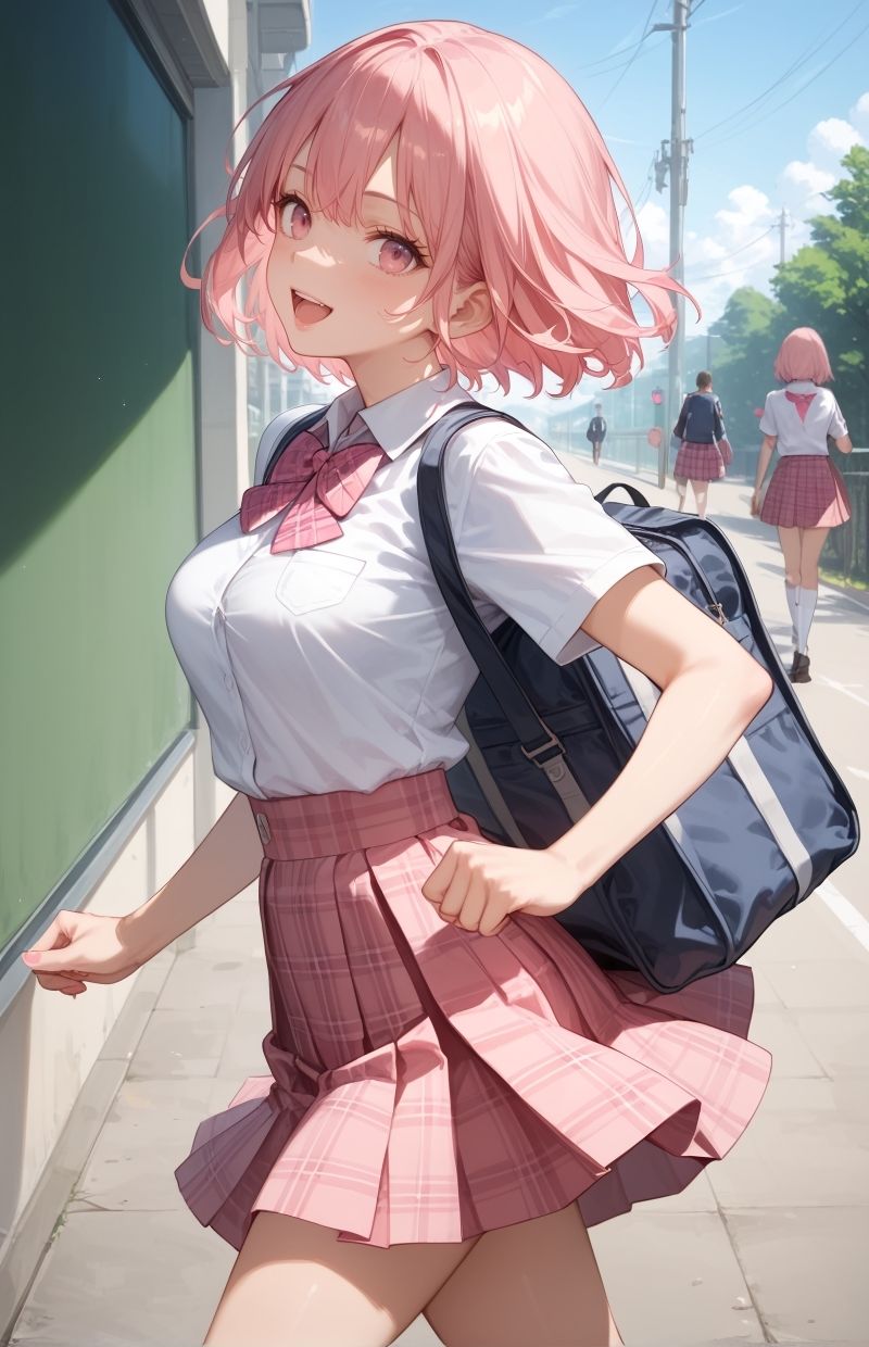 サンプル画像1:グラビア＆裏画像 JKアイドル 園田ももこ(AIらぼんぬ) [d_536623]