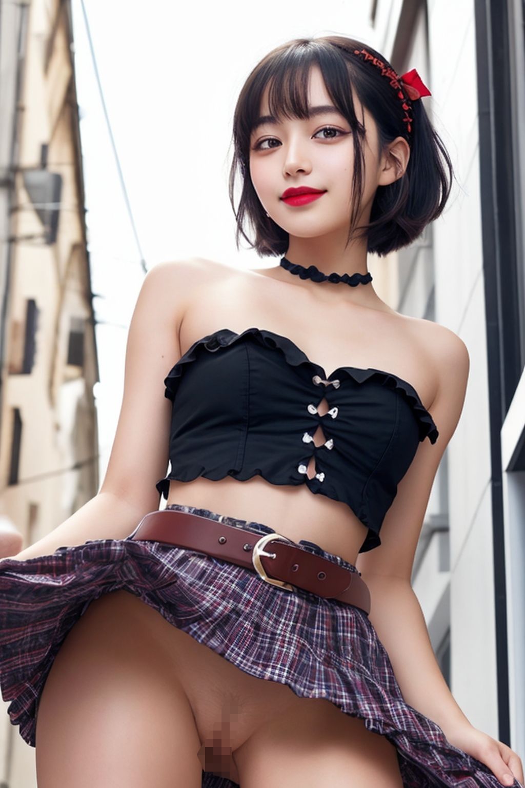 サンプル画像2:開脚女子校生4 地雷系編(AI娘堂) [d_536669]