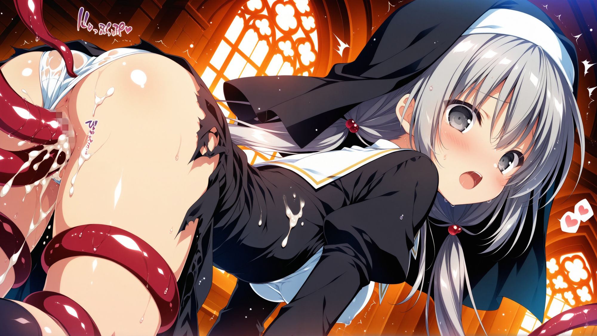 サンプル画像2:触手に囚われた少女達 〜シスター編〜 Vol.4(星のアトリエ) [d_536758]