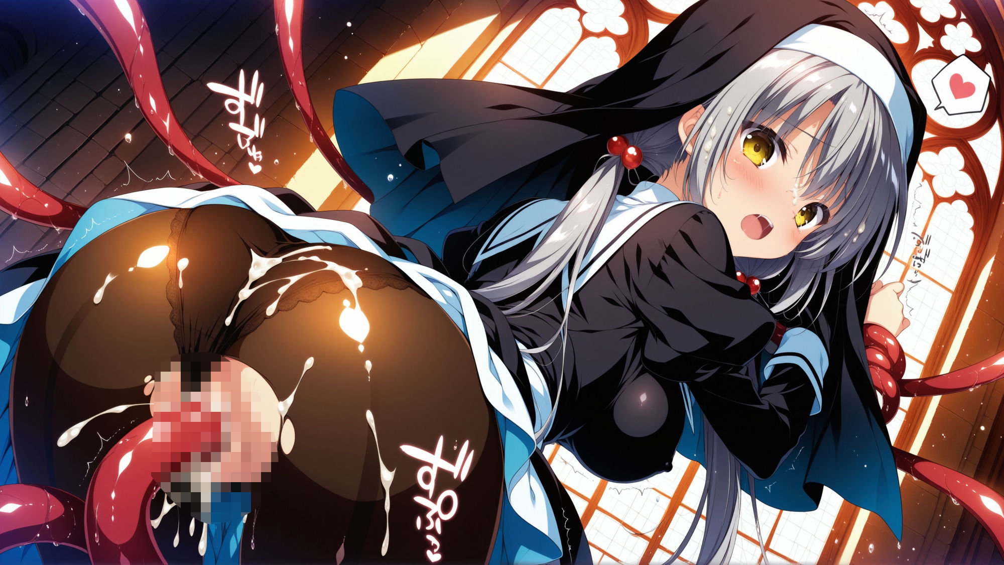 サンプル画像4:触手に囚われた少女達 〜シスター編〜 Vol.4(星のアトリエ) [d_536758]