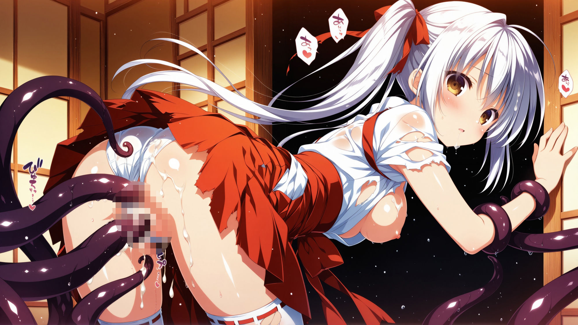 サンプル画像1:触手に囚われた少女達 〜巫女編〜 Vol.10(星のアトリエ) [d_536761]