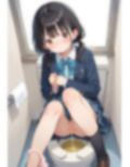 【女子校生のオシッコ】学校の女子トイレ盗撮 画像2
