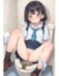 【女子校生のオシッコ】学校の女子トイレ盗撮 画像4