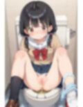 【女子校生のオシッコ】学校の女子トイレ盗撮 画像6