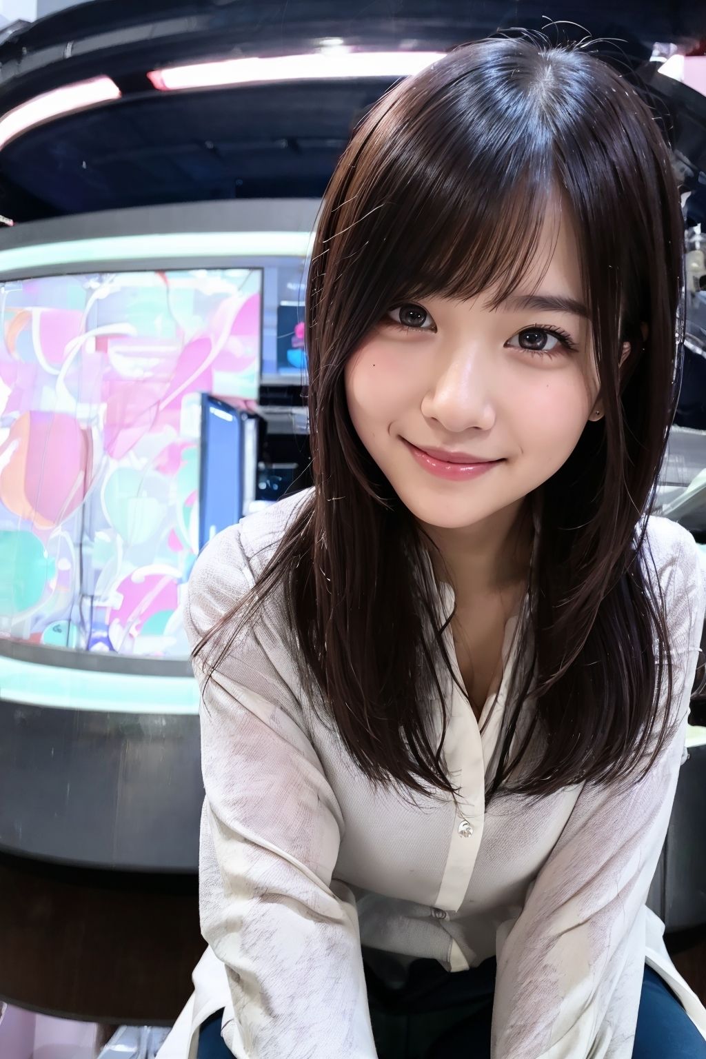 サンプル画像1:Generated Girls Collection【Remix】 vol.17 女子アナパンスト編3(かまぼこ製造工場) [d_536828]