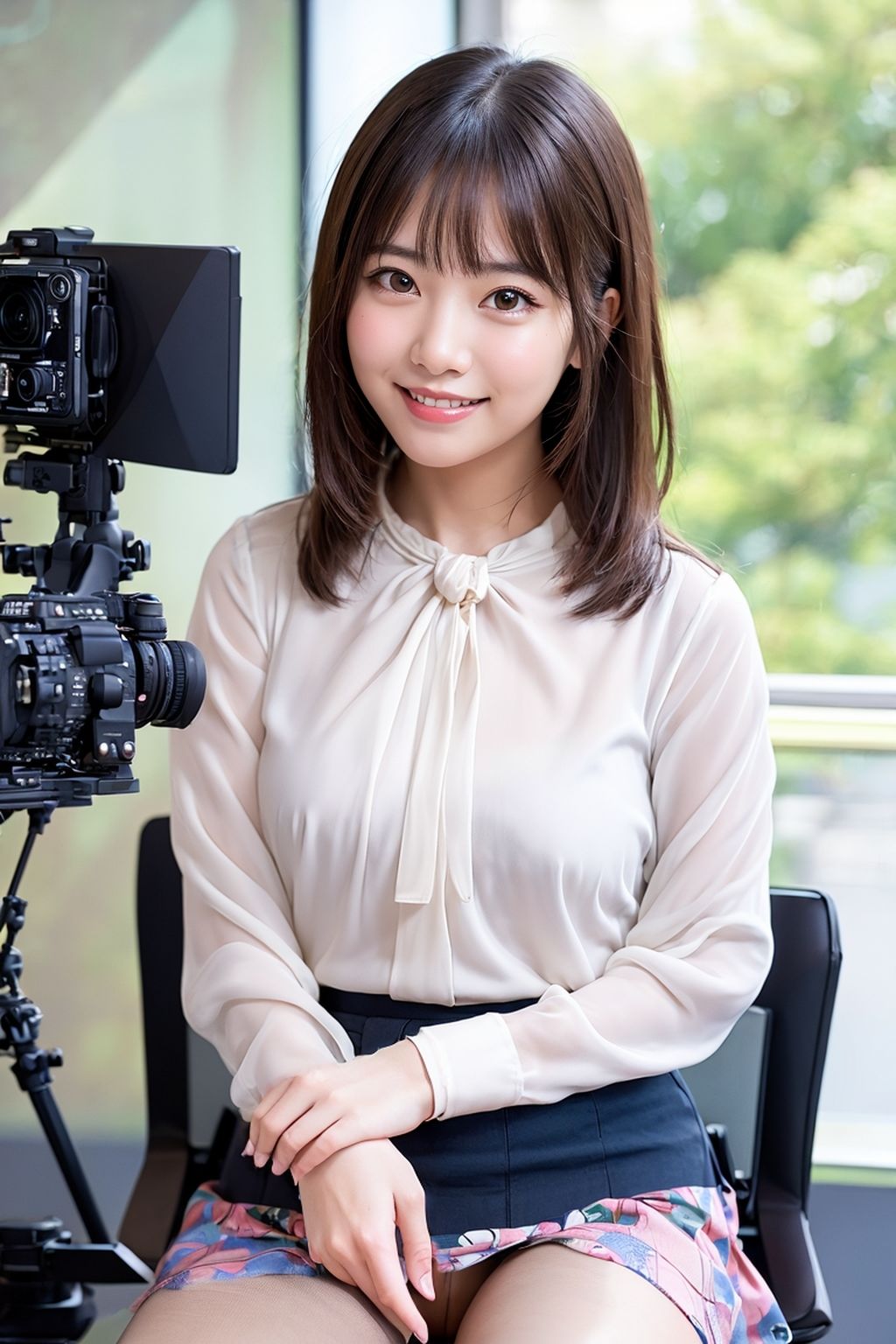 サンプル画像3:Generated Girls Collection【Remix】 vol.17 女子アナパンスト編3(かまぼこ製造工場) [d_536828]