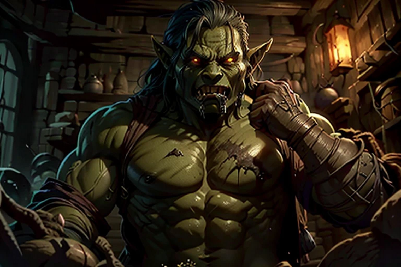 サンプル画像2:オーク  素材(豊川内角) [d_536903]