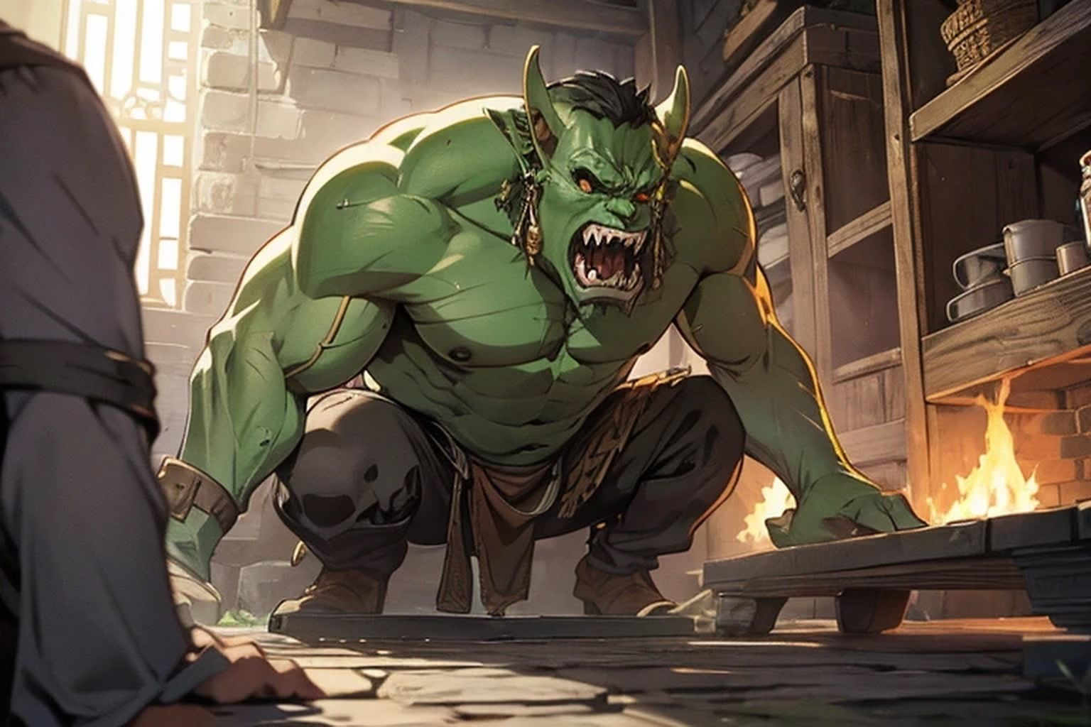 サンプル画像3:オーク  素材(豊川内角) [d_536903]