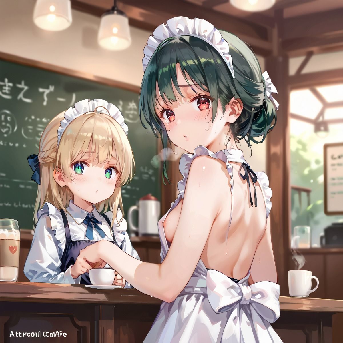 サンプル画像1:裏メニューあり！秘密のメイド喫茶Part3(ふみふみねこ) [d_536924]