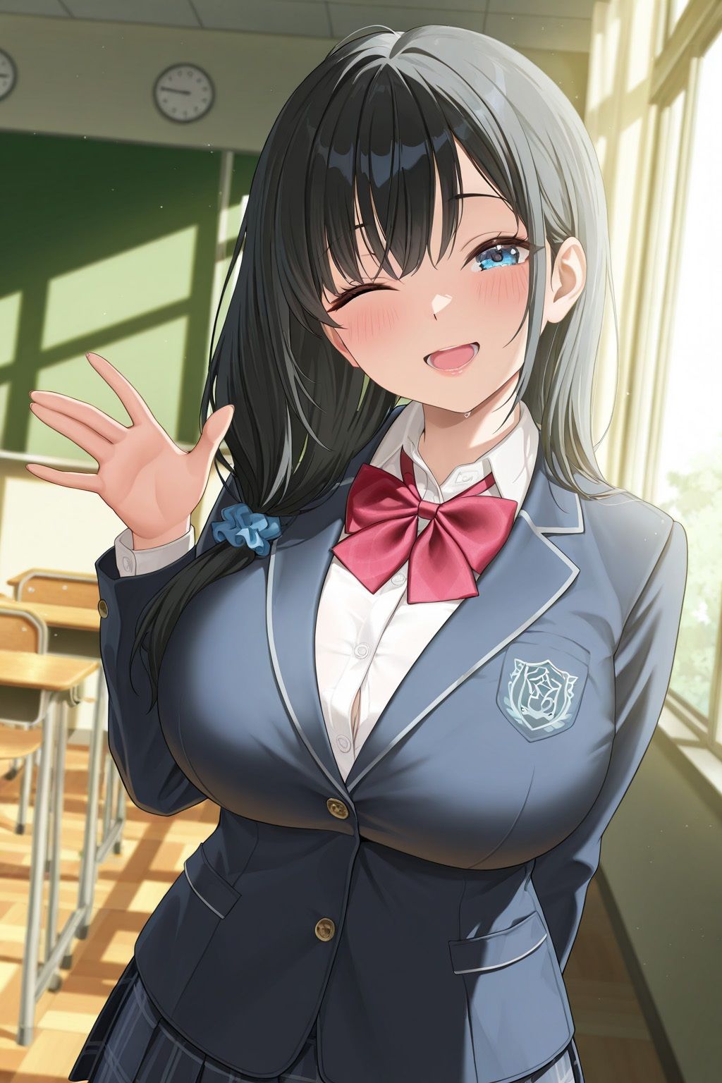 サンプル画像4:学園のアイドルいけない放課後(わきあいAI) [d_536945]