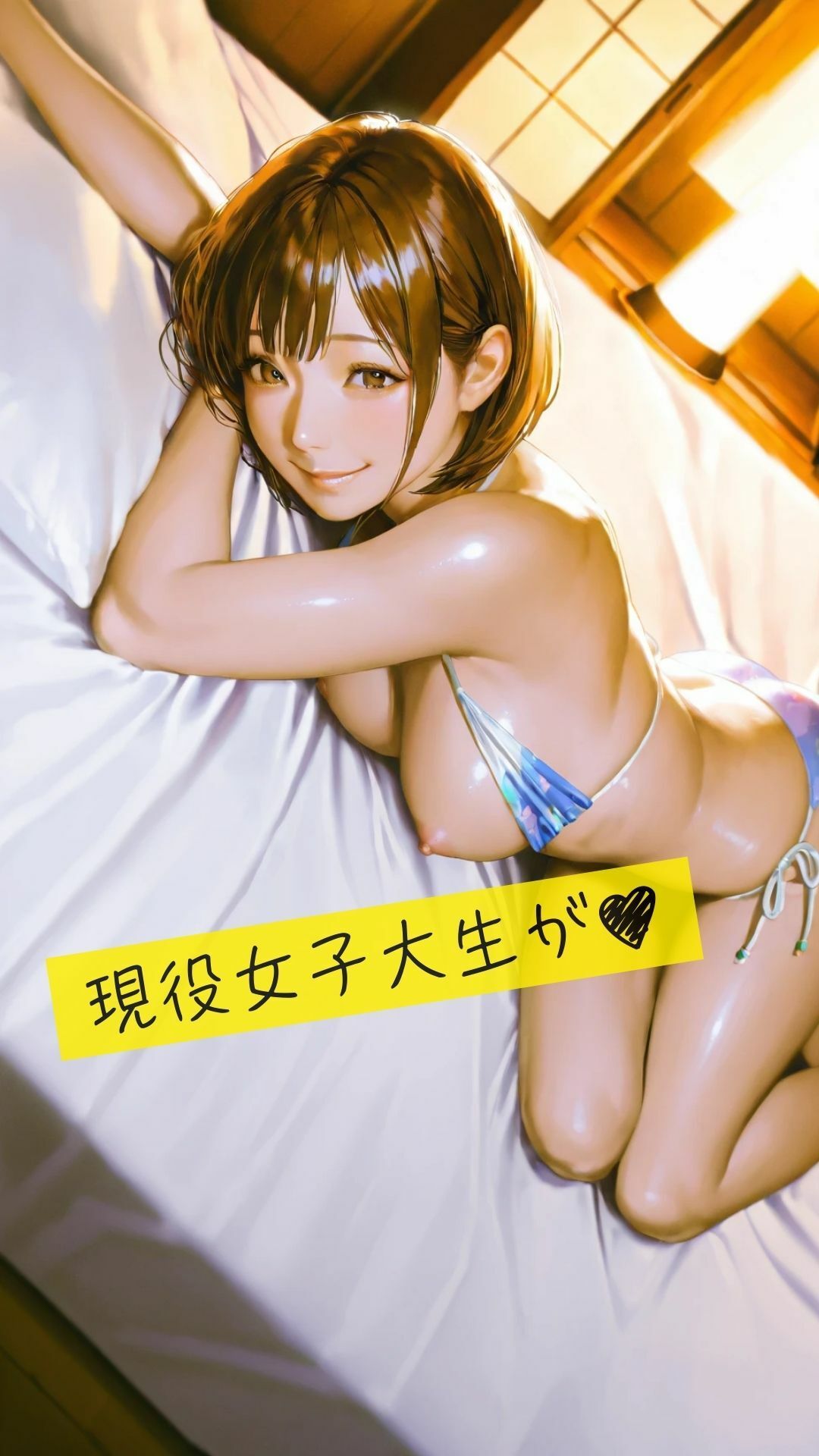 サンプル画像1:21歳女子大生  海の家バイトしたらヤラレまくりVol28(きれいなAIお姉さん) [d_537002]