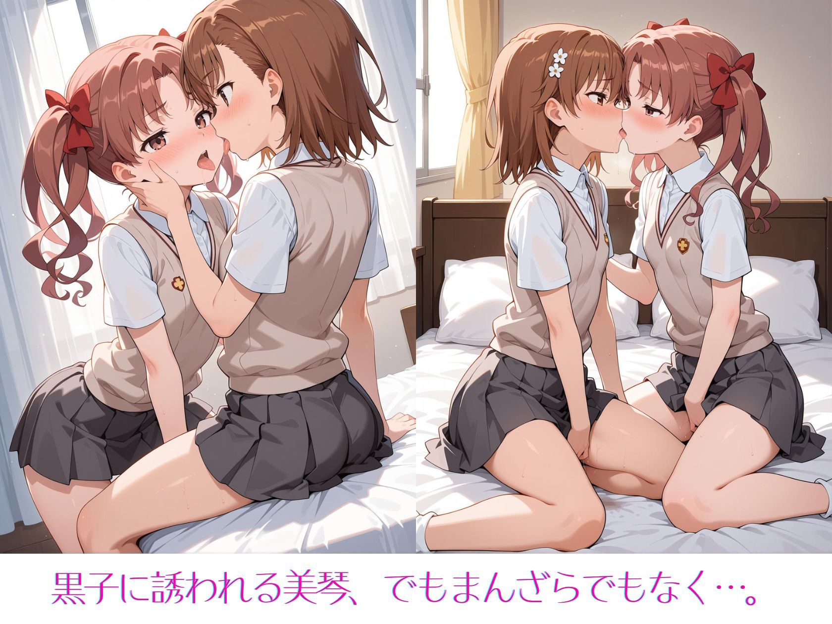 サンプル画像1:とある美琴と黒子の性事情(Xion) [d_537022]