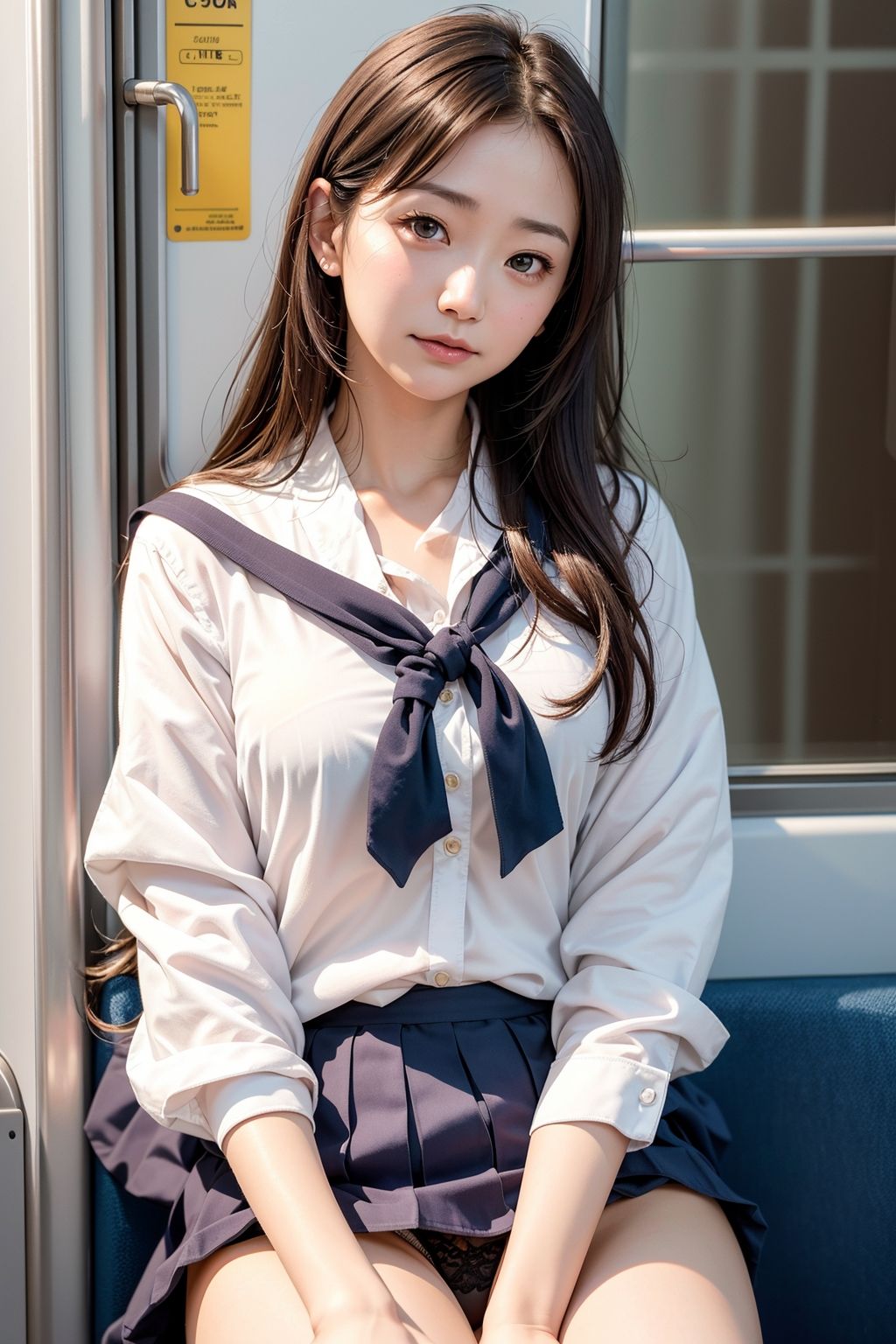 サンプル画像6:キュートなパンチラ電車4(A_LOVE_A) [d_537066]