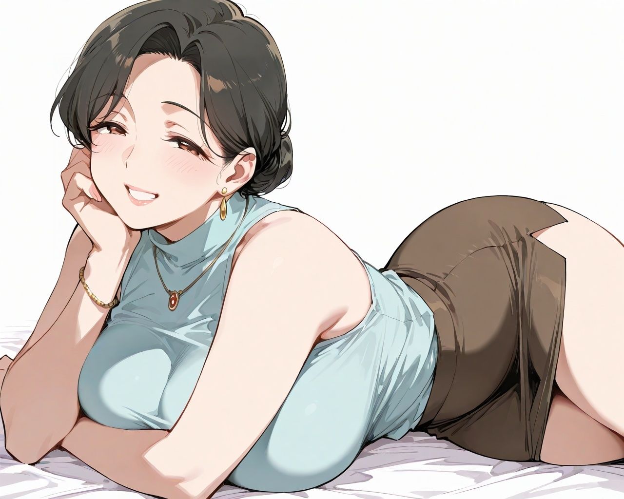 サンプル画像1:性指南という名目のもと、再婚夫の息子を犯して性処理道具にしてしまいたい。(ろんどん肉圧ぷりん) [d_537118]