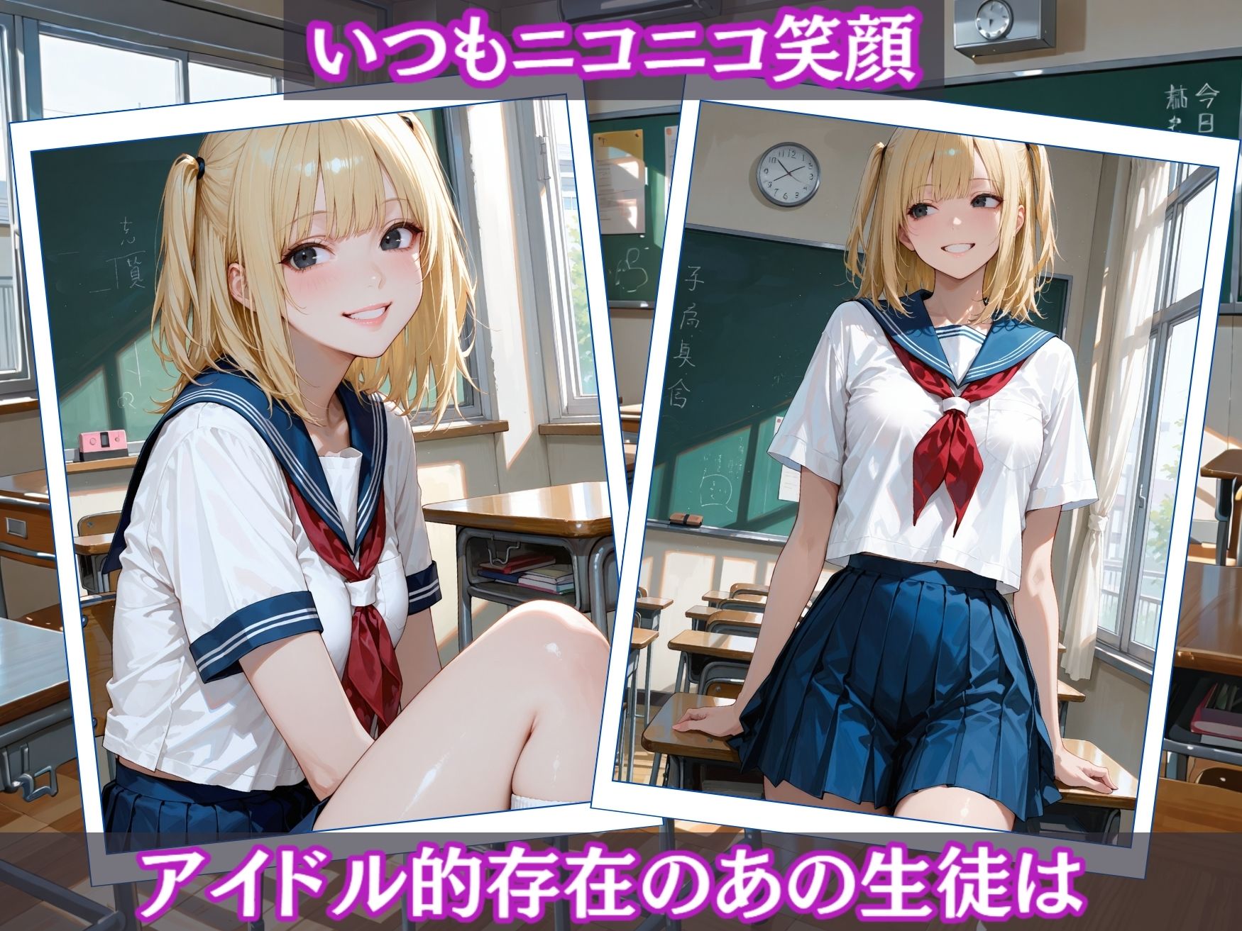 サンプル画像1:見下し微乳女子校生(mapuememaru) [d_537276]