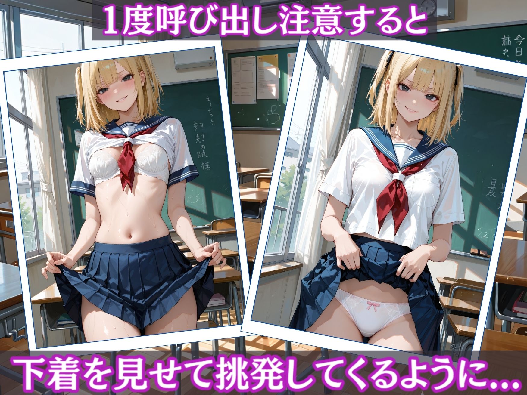 サンプル画像3:見下し微乳女子校生(mapuememaru) [d_537276]