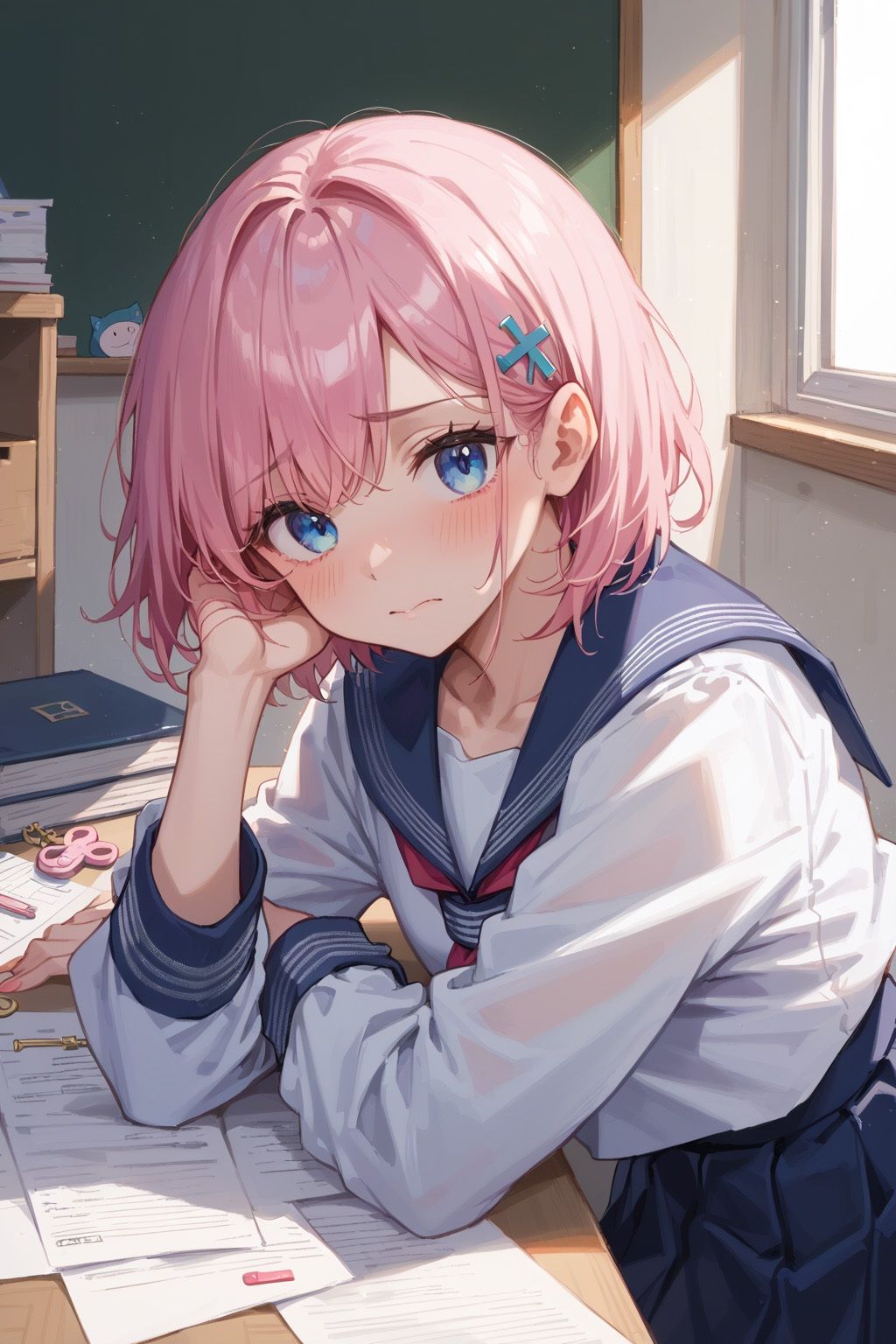 サンプル画像2:いけない学園性活総集編(わきあいAI) [d_537317]