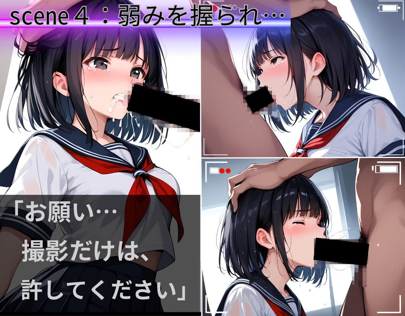 サンプル画像6:清楚な女子校生が野ション！知らない男に見つかり、無理やり…まさかの快楽堕ち(制服物語) [d_537415]