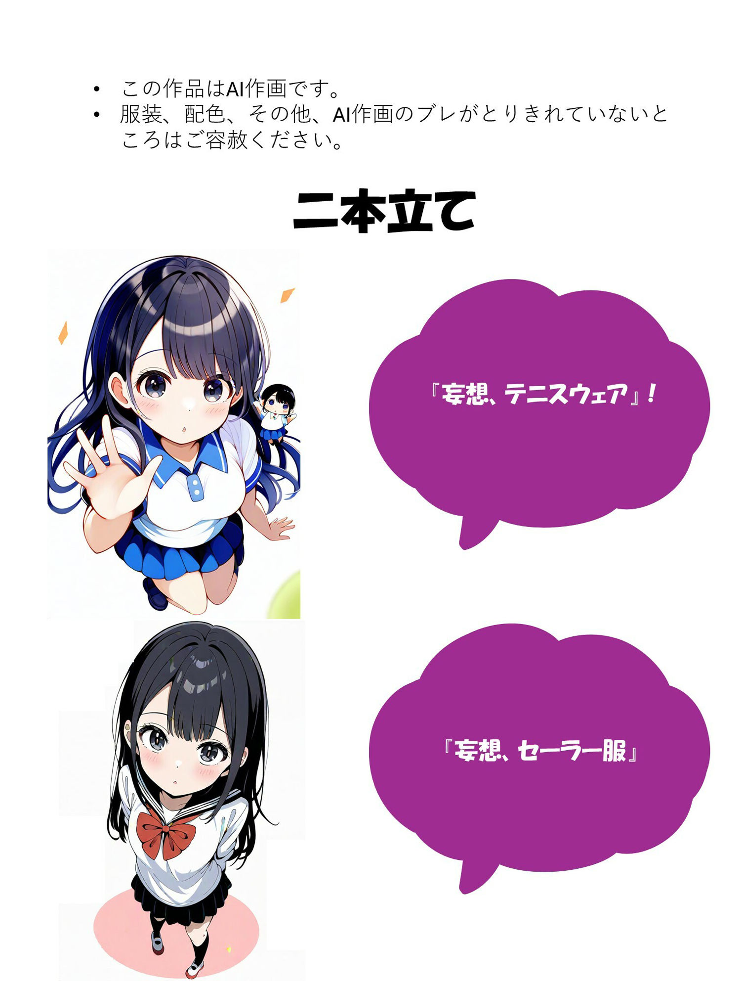 サンプル画像1:彼女が好きすぎて妄想がとまりません(OHGIE3) [d_537487]