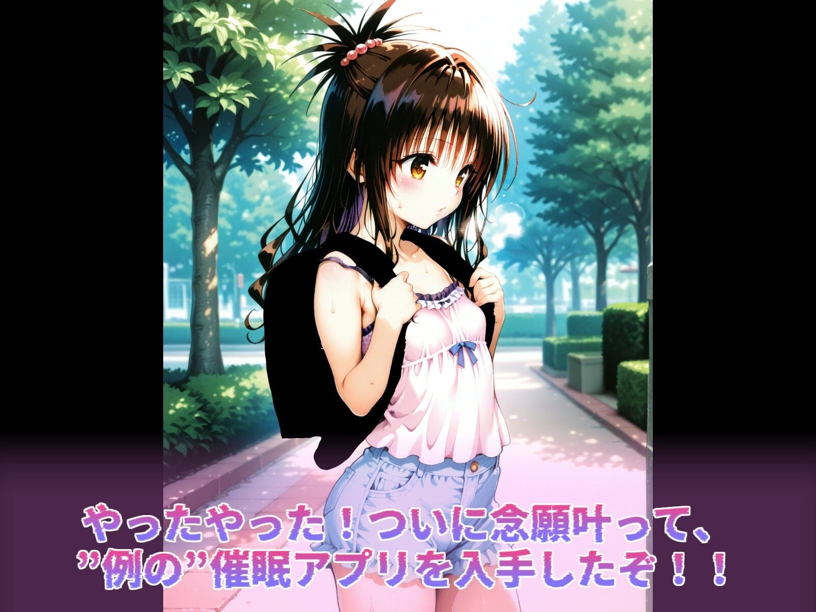 サンプル画像1:催●学園【結城◯柑編】(ガーネット) [d_537539]