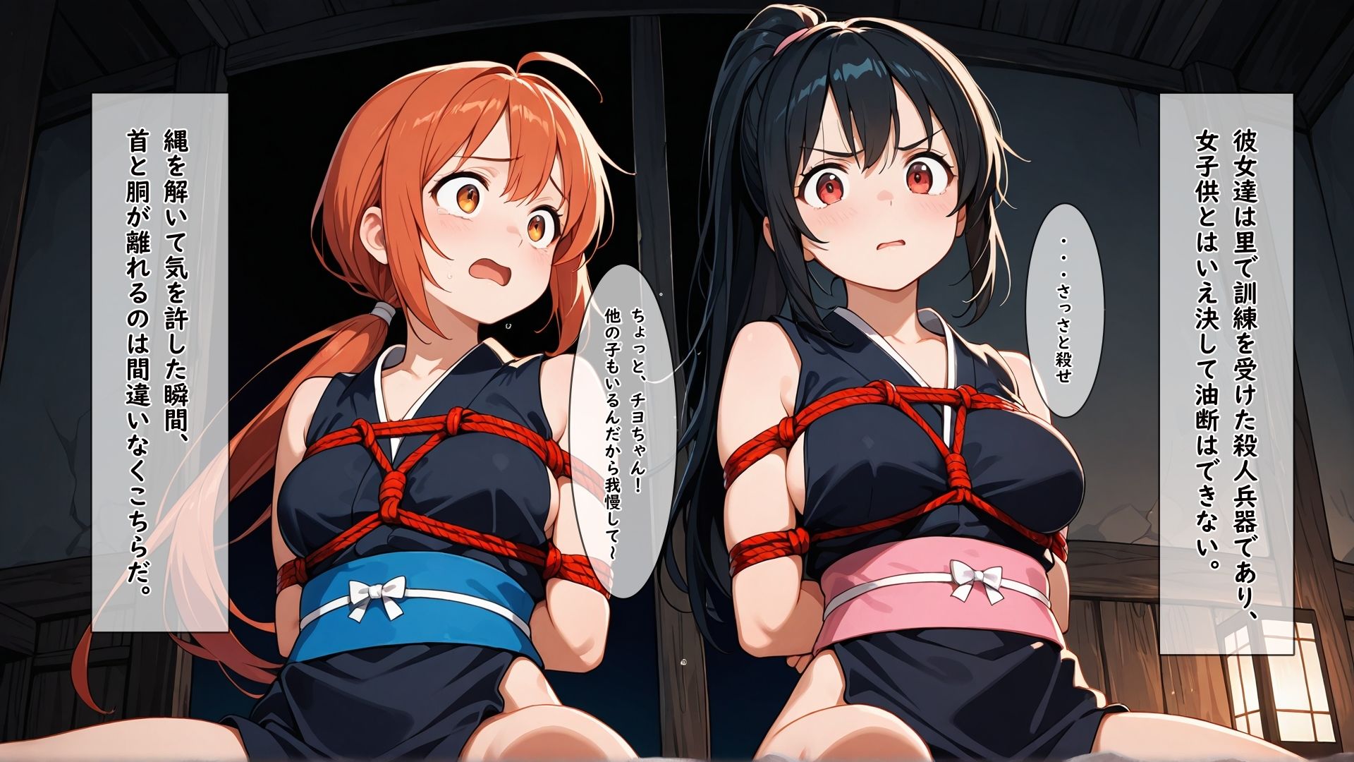 サンプル画像3:エッチな拘束器具で完全固定されたまま媚薬入りスライムに〇辱されて何回イってもやめてもらえない女の子(ありゅ研究所) [d_537583]